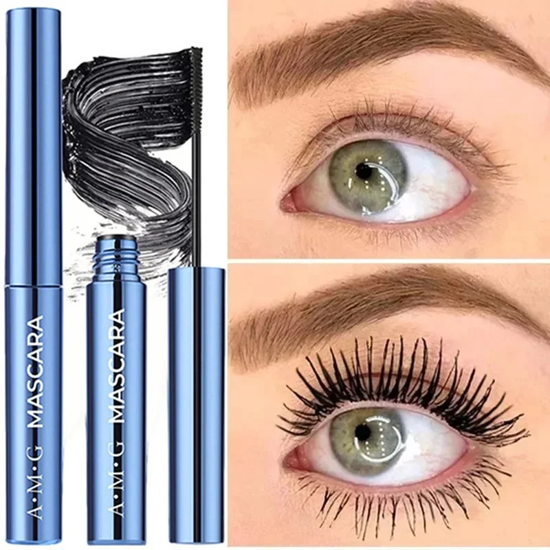 Rímel de alongamento de cílios, à prova d'água, longa duração, sedoso, preto, extensão de cílios, maquiagem, beleza, cosméticos coreanos