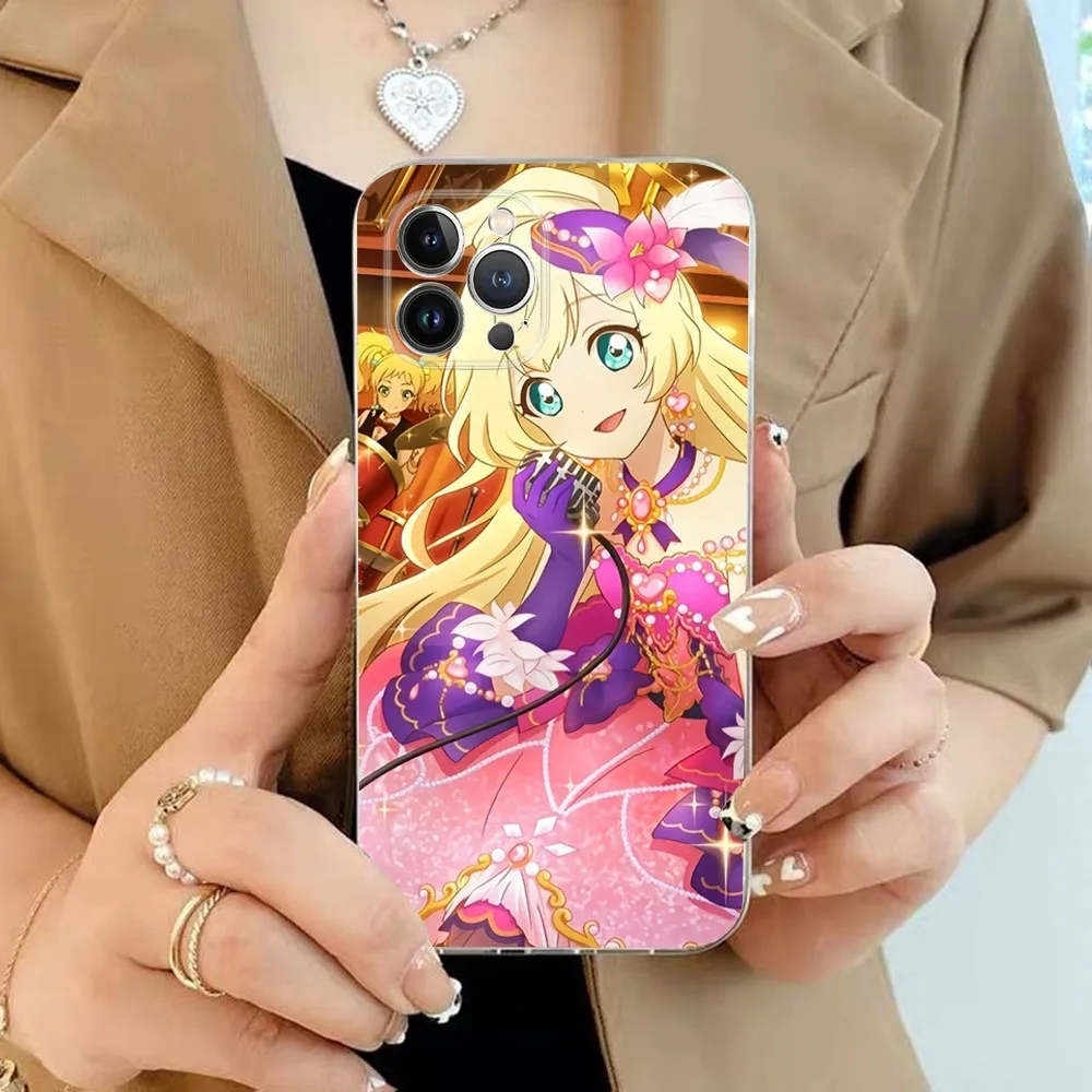 Cartoon Aikatsu Phone Case For iPhone 15 14 13 12 11 Pro Max XS X XR SE 2020 6 7 8 Plus Mini Protective Shell