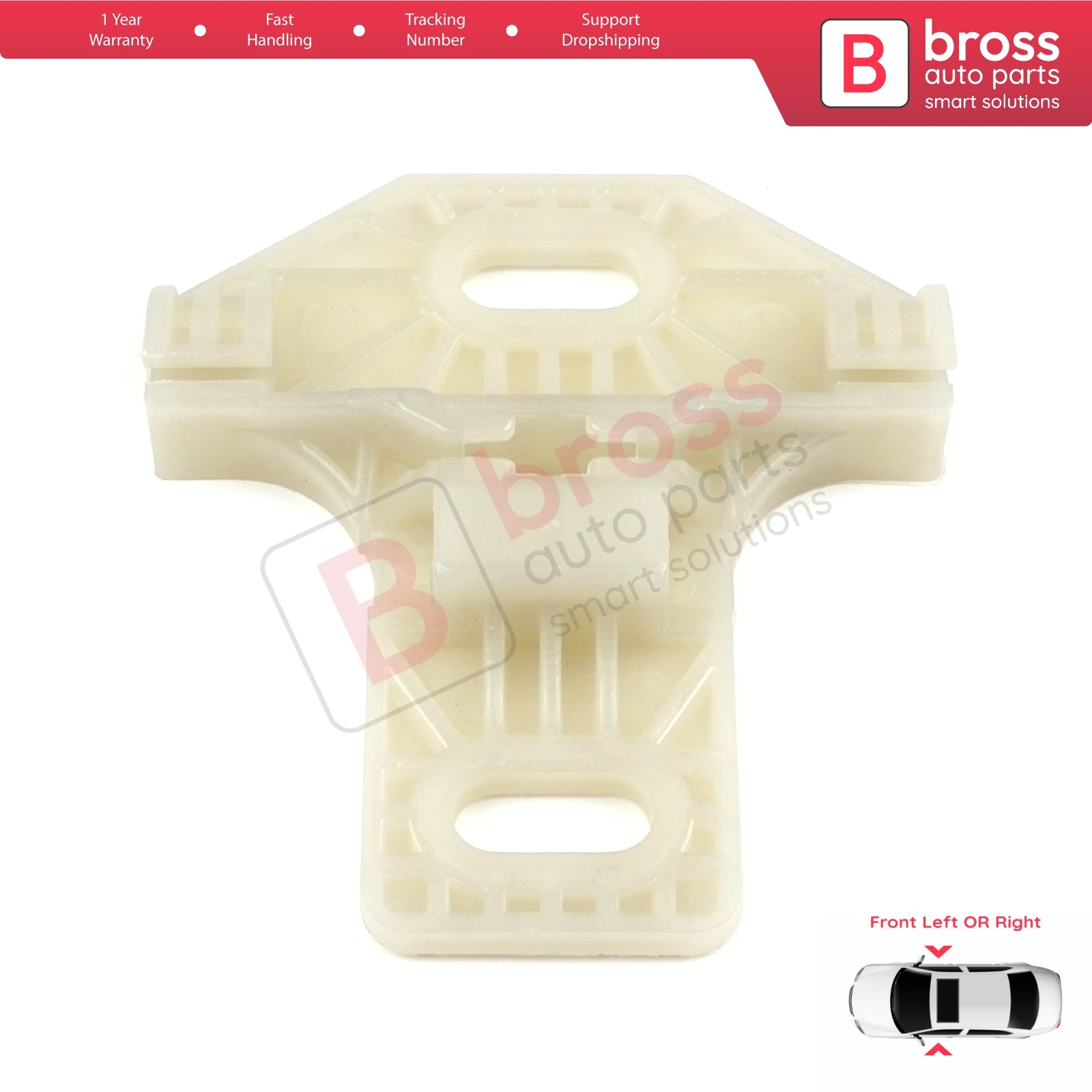 

Bross BWR5139 Electrical Power Window Regulator Repair Clips Front Left and Right Doors for DAF CF85/95 :1779727-1779728