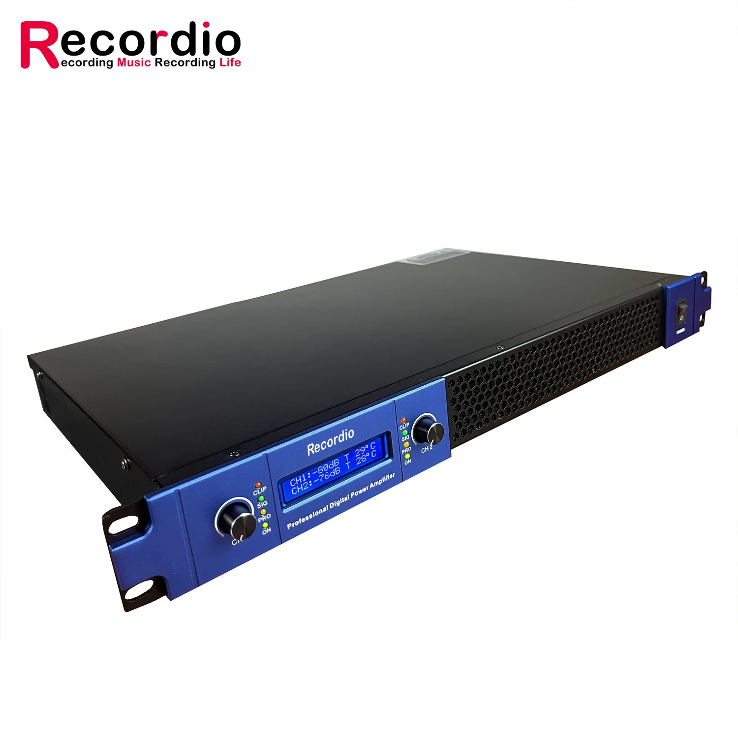 GAP-D2900 Power Amplifier Professional DJ Equipment Line Array Speaker 600W * 2 Stage Bass 1U Power Amplifier