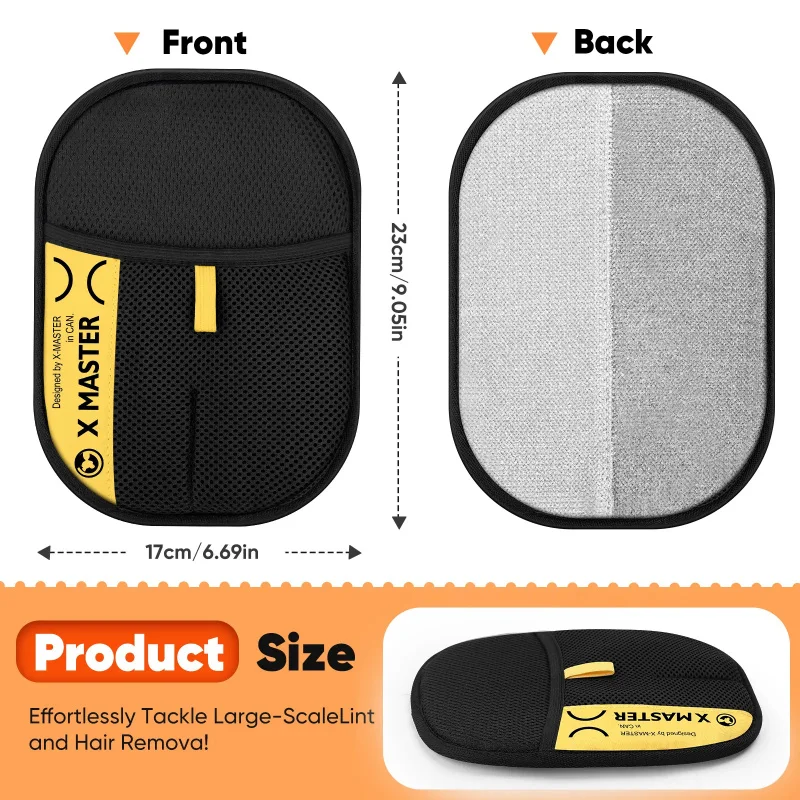 Upgrade Pet Hair Remover Electrostatic Gloves Reusable Cat Dog Hair Removal Mitt for Couch Furniture Carpet Car Seat - view 4