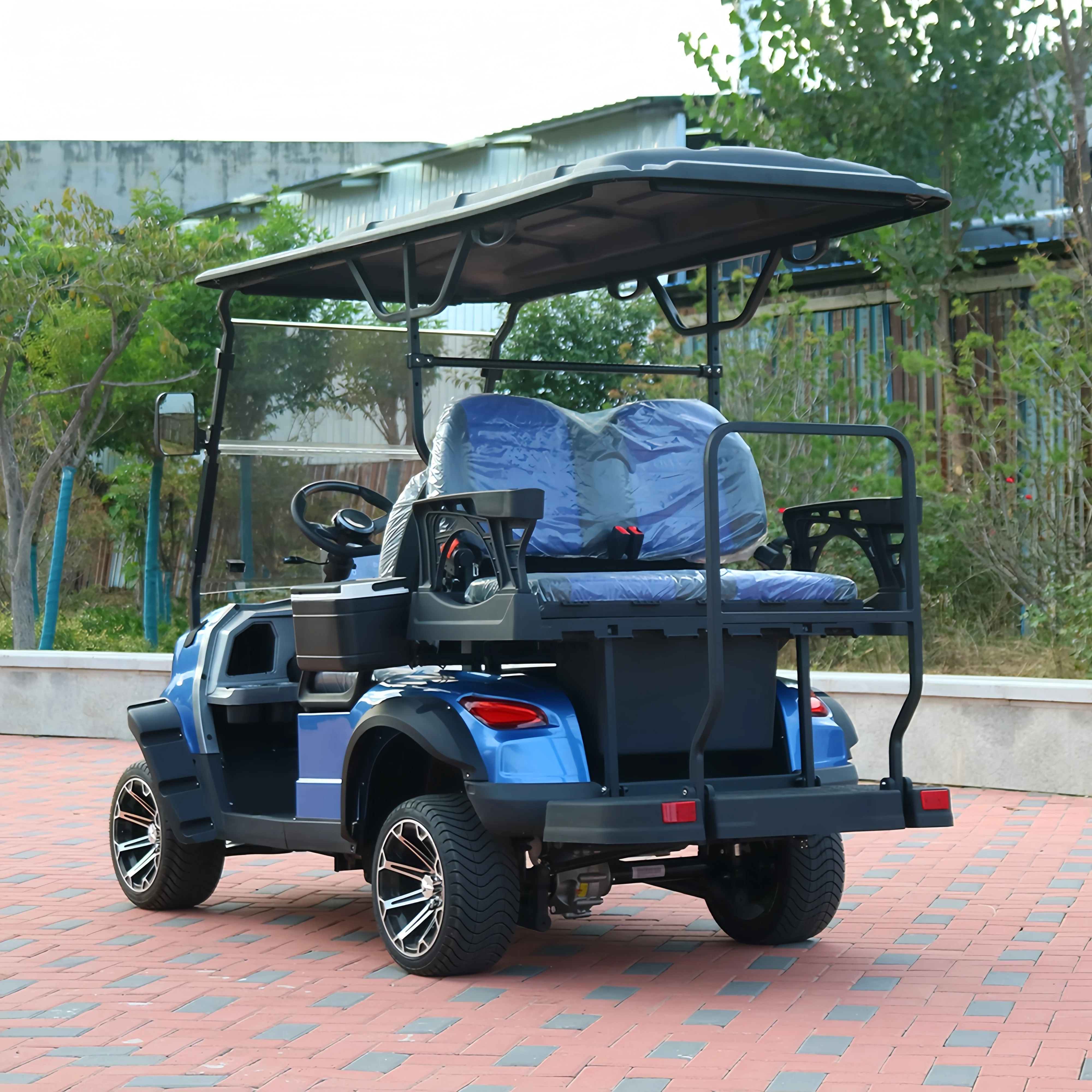 2024 New 4 6 Seater High Performance Electric Golf Cart for hunting sightseeing Club Car