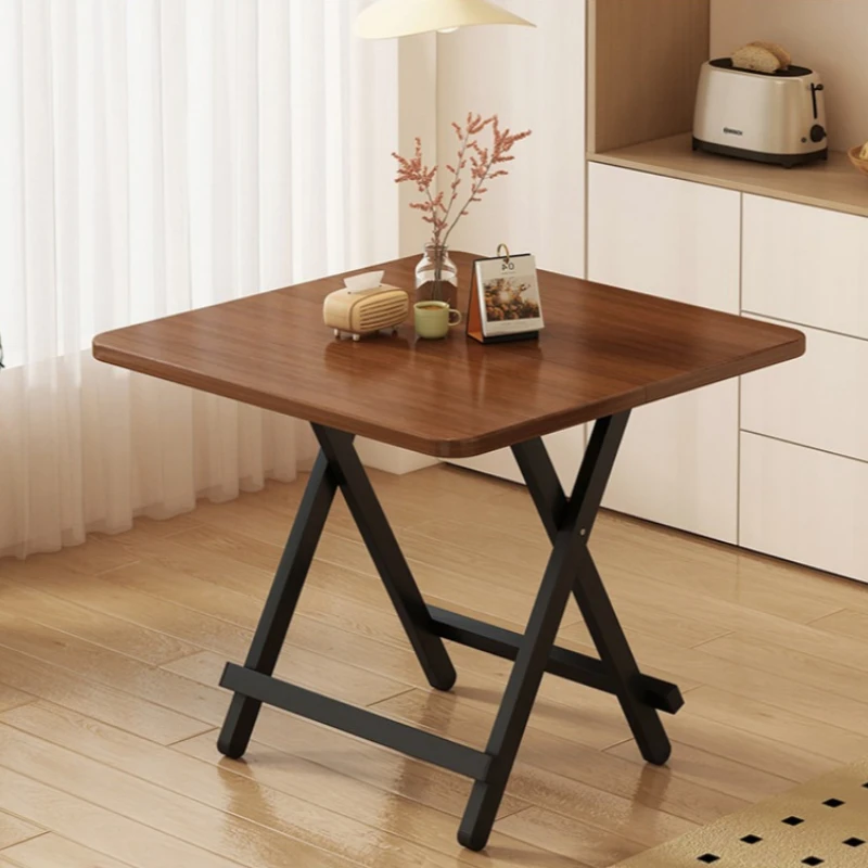 

Household Portable dining table small apartment folding mini dining table square lightweight mesa plegable comedor furniture
