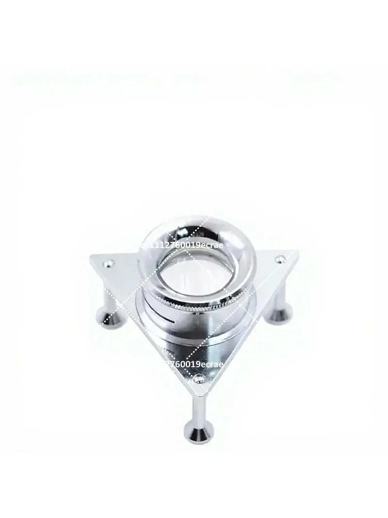 10x Triangle Magnifying Glass Jewelry Grading Tool Gemstone Loose Diamond Inspection Loupe