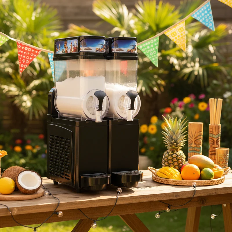 Full-automatic Slush Machine / Ice Slush Machine Single Tank / Ice Slush Machine