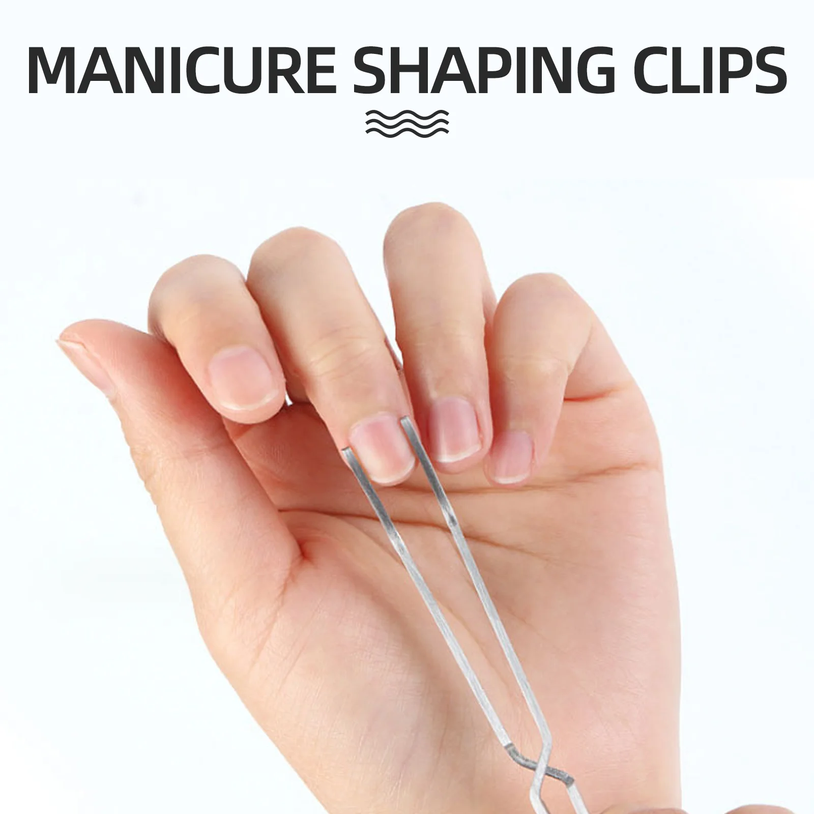 2 Pcs Nail Shaping Clip Portable Pinching Clips Tweezers Gel Pincher Clipper Manicure Major Decorate Tool