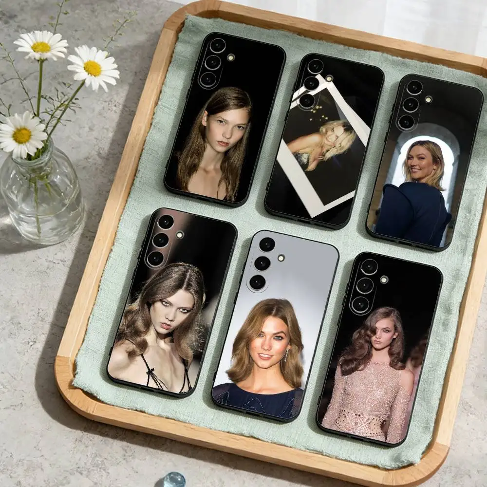 

C-Charity Icon Charm K-Karlie Kloss Phone Case For Samsung Galaxy A73,A72,A71,A70,A53,A52,A51,Others Soft Black Cover