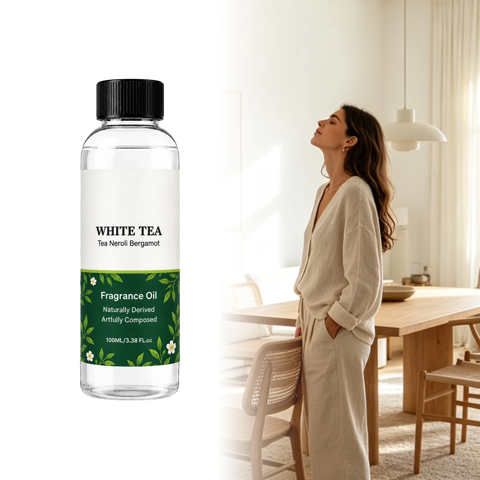 Aromatherapy Oil Water Soluble Diffuser Fragrance Essential Blend Fast Diffuse Fresh Scent Home Room Relax Skin Hair Care 100ml