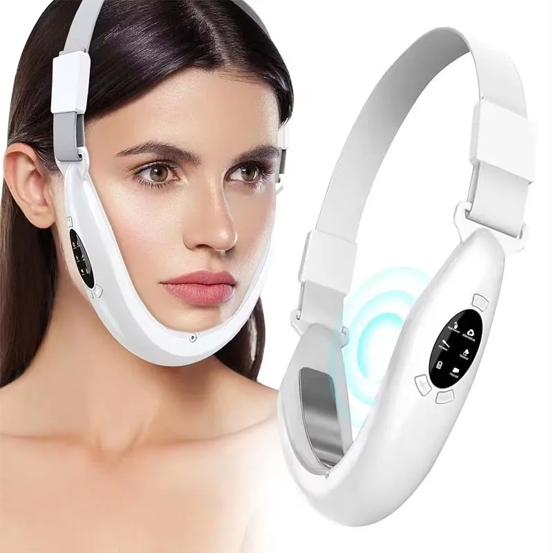 

Electric V-Face Shaping Belt Blue Light Intelligent Facial Massager Double Chin Reducer Lifting And Firming Slimmer Neck