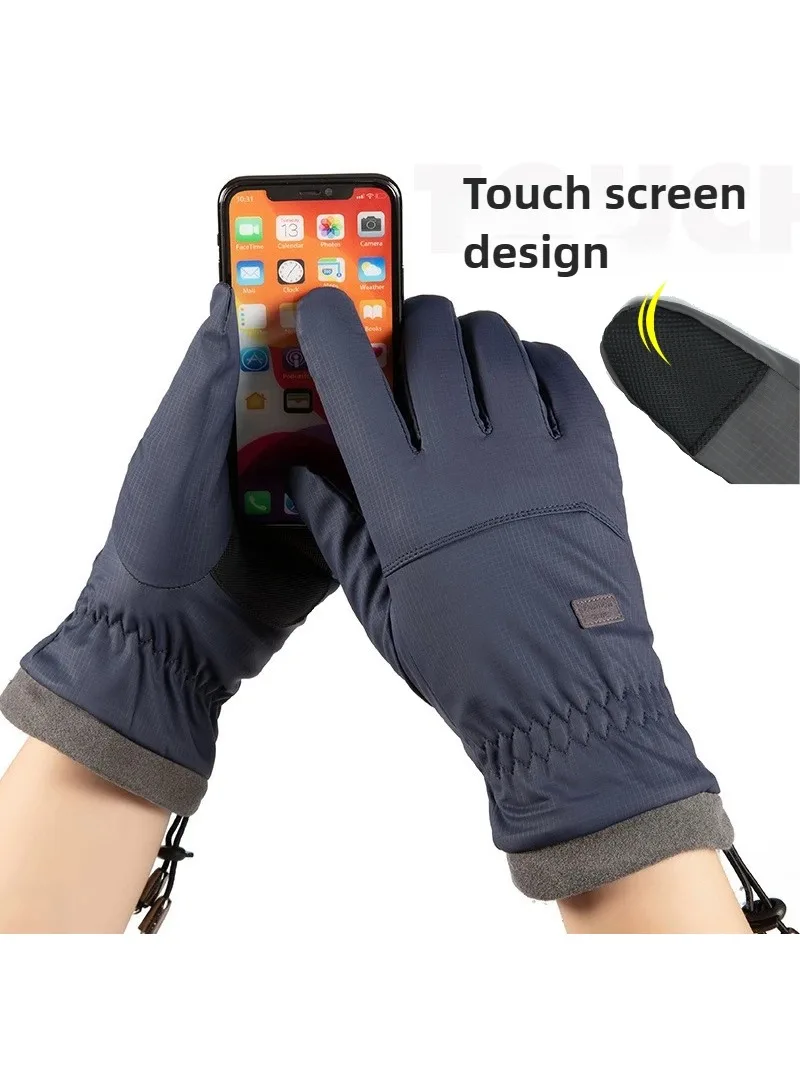 AliExpress NONE Winter Cycling Gloves Waterproof Windproof Touchscreen Compatible AntiSlip Thermal Warm Cycling Riding Skiing Outdoor Activities