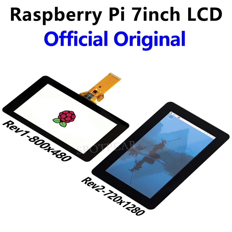 Raspberry Pi Original Capacitive Touch Display Official  TouchScreen 7 inch LCD TFT 720x1280 Or 800x480