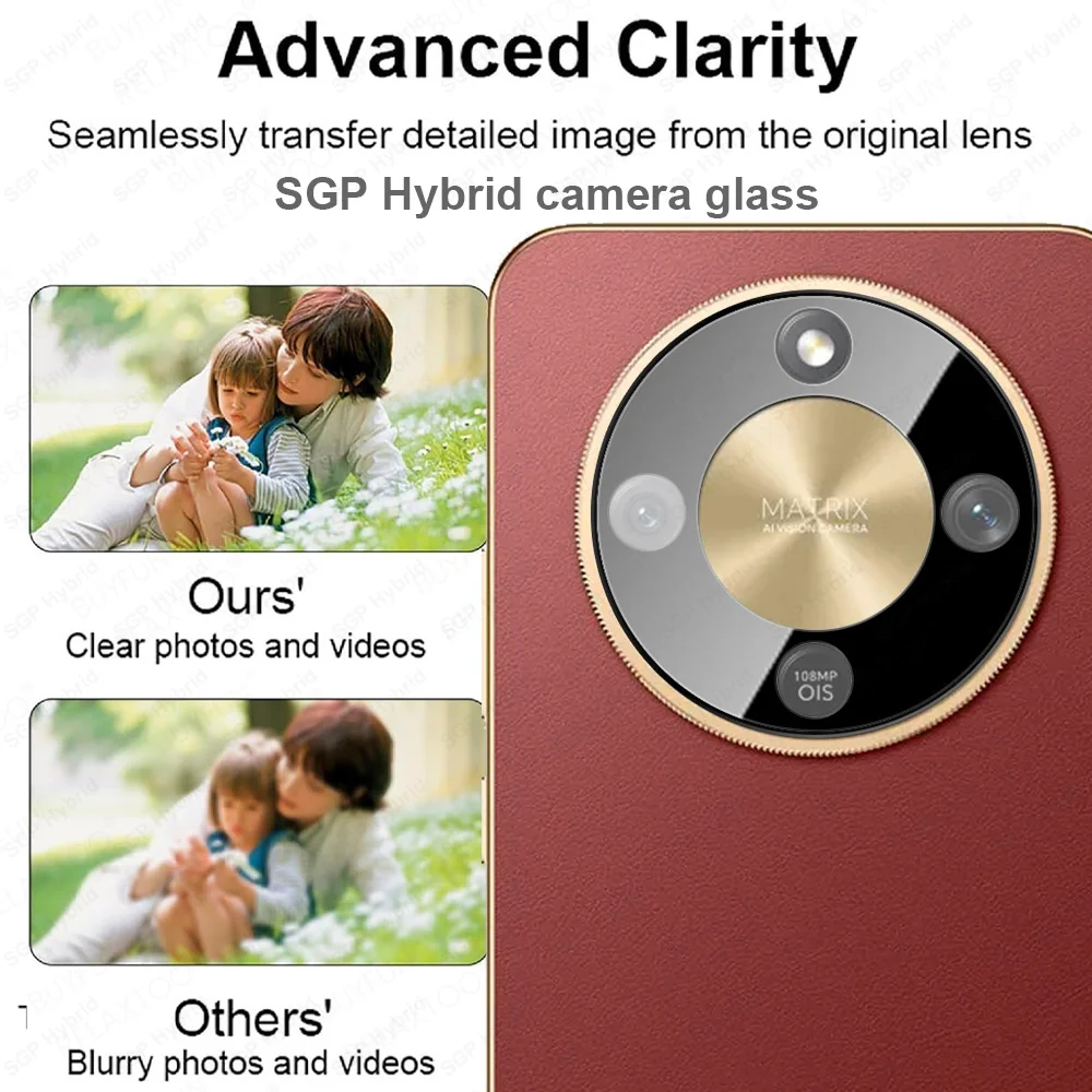 2 قطعة ثلاثية الأبعاد منحني حامي كاميرا الشاشة غطاء ل الشرف X9d عدسة حافظة زجاج واقي HonorX9d 5G العالمي 2025 عدسة الكاميرا فيلم #4