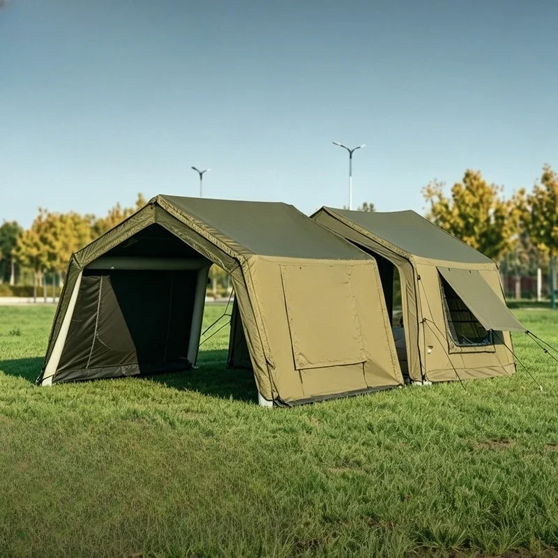 DurableCotton Expansion Automatic Inflatable Tent No Roof Camp Camping One Room One Living Room Outdoor
