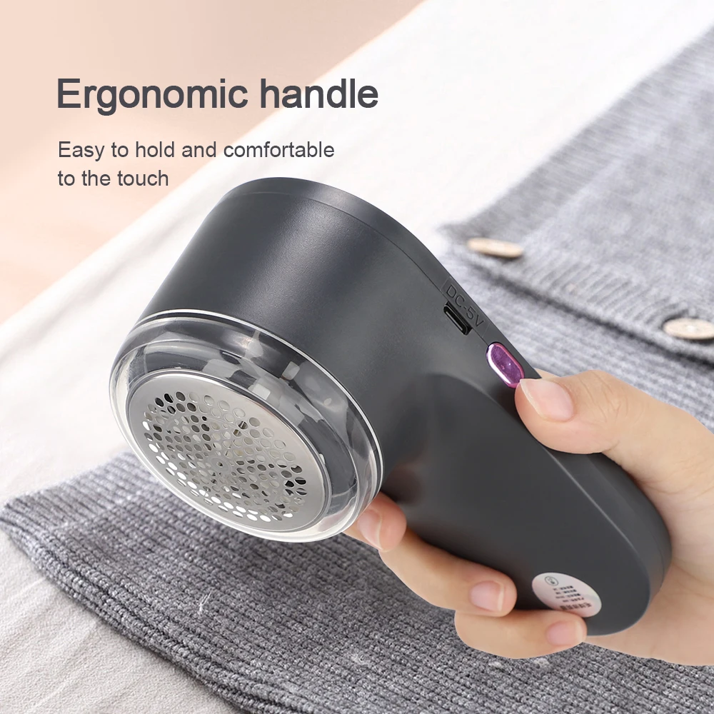 Electric Lint Remover For Clothes Fuzz Pellet Sweater Fabric Hair Ball Trimmer Portable Charge Detachable Cleaning USB Charging