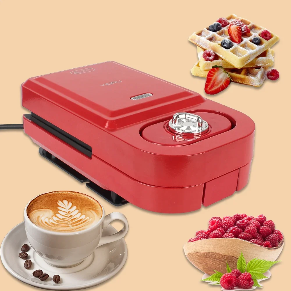 Electric Multifunction Sandwich Waffle Maker Baking Takoyaki Pancake Maker Timed Breakfast Machine Mini