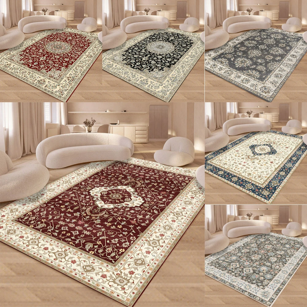 Tapis ethnique rétro marocain, turc, persan, pour salon, chevet, chambre à coucher, tapis de sol Vintage, paillasson d'entrée, grand tapis
