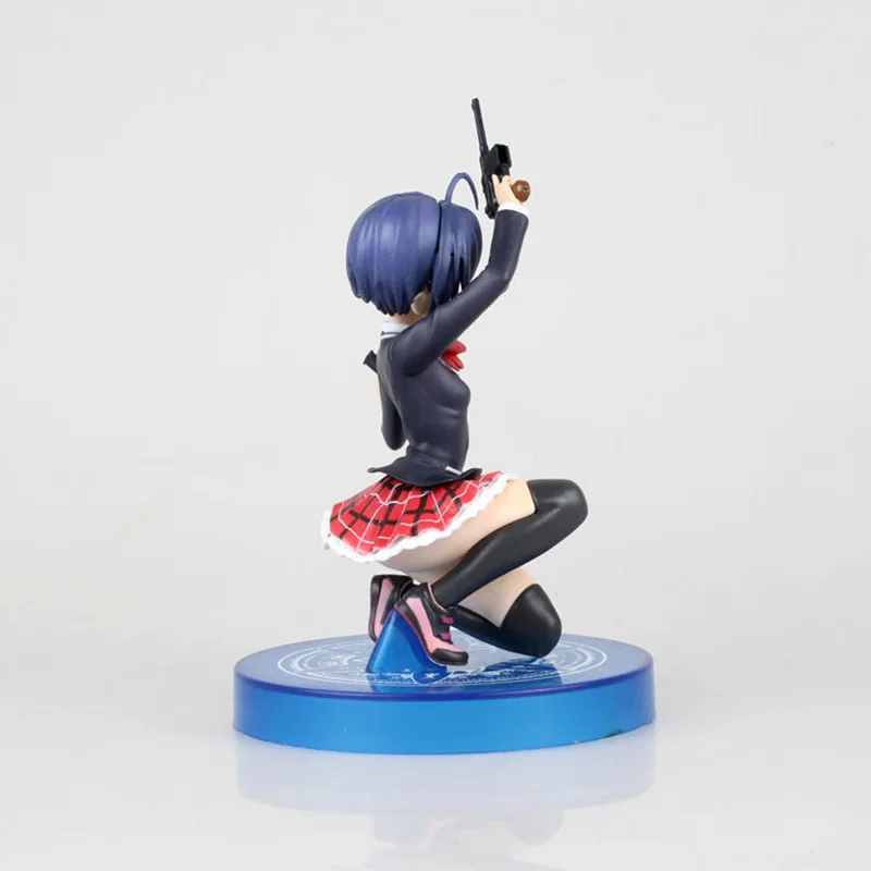 Figura de Anime Takanashi Rikka, Chuunibyou, Koi Ga Shitai, 15cm Figura DE ACCIÓN DE Eil Eye kka Takanashi, juguetes modelo arrodillados