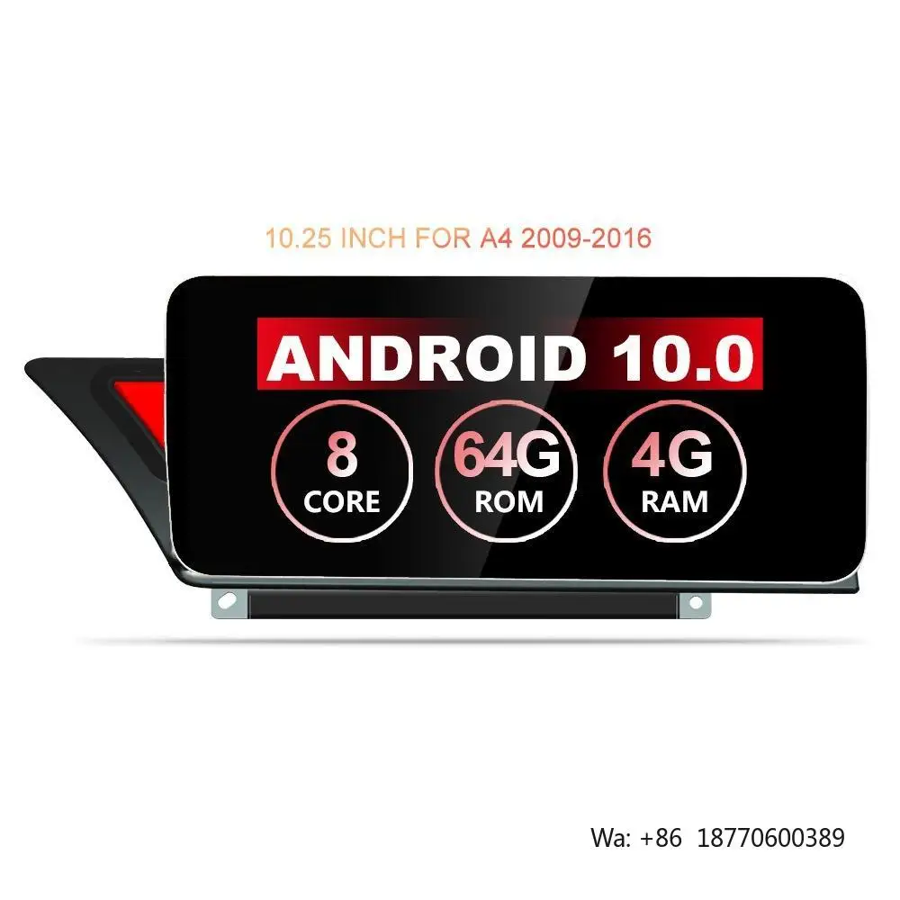 

Android 14 CarPlay for Audi A4 B8 A5 2008 2009 2010 MMI 2G High CD Changer Car Stereo Player Multimedia GPS Navi WiFi
