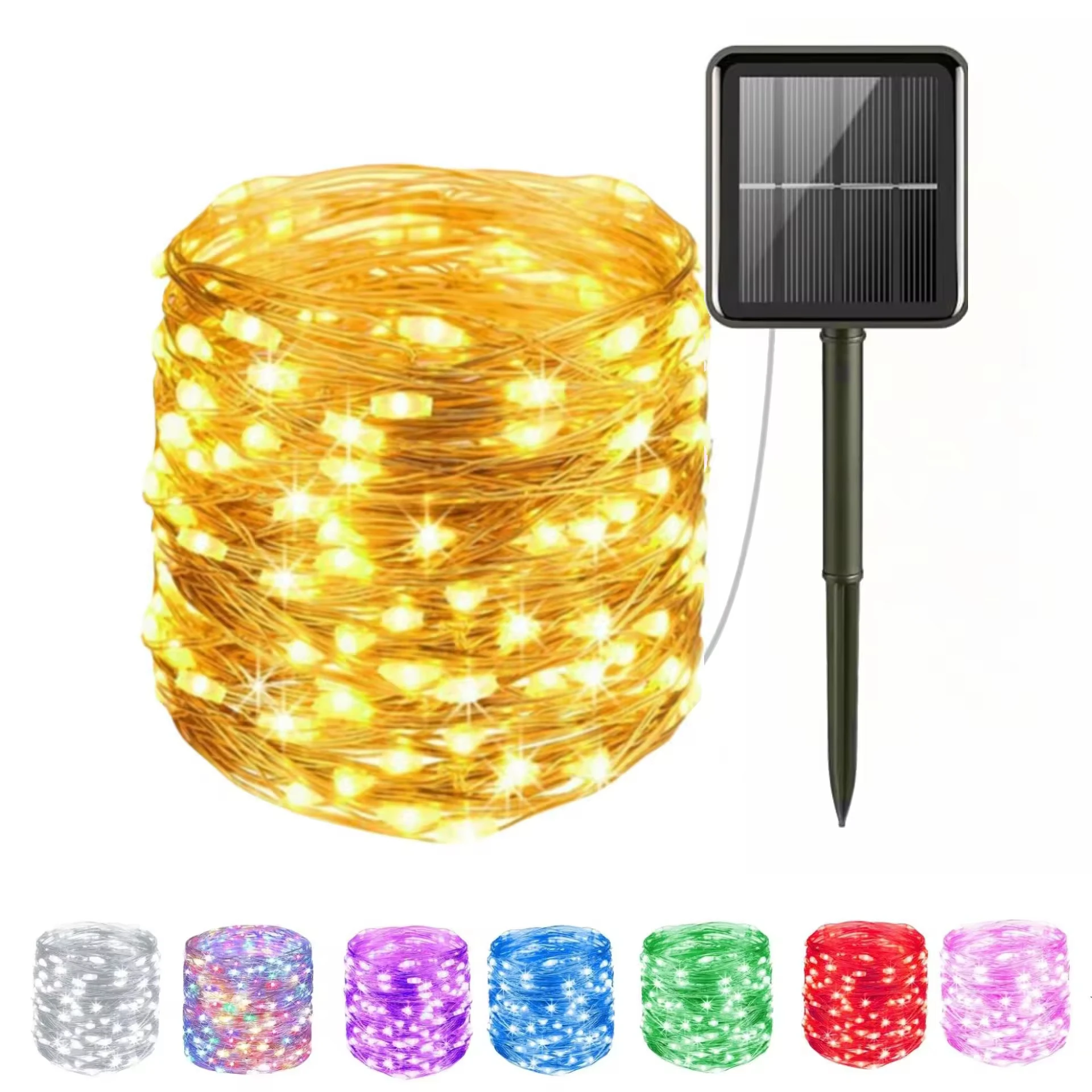 

4M/7M/12M/22/32M Solar Fairy Light Outdoor Festoon Led Waterproof Garland String Lights Christmas Party Garden Solar Lamp Decor