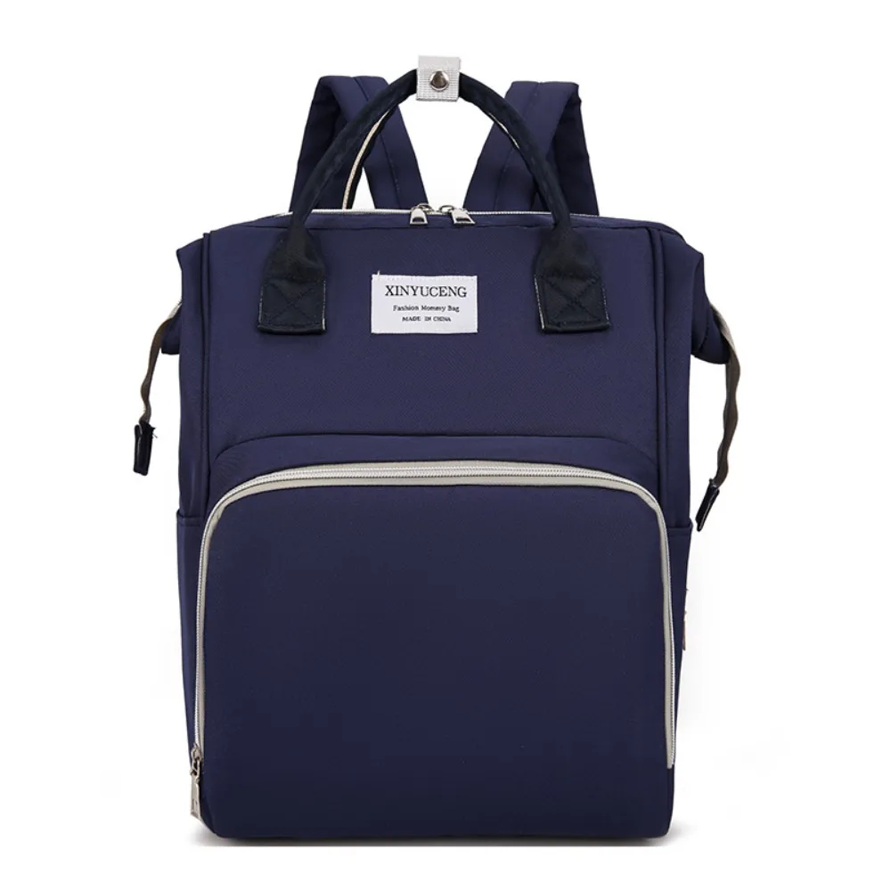 

Multifunctional Mommy Backpack Oxford Cloth Solid Color Baby Diaper Bag Large Capacity Anti Splash Water Mommy Shoulder Bag Baby