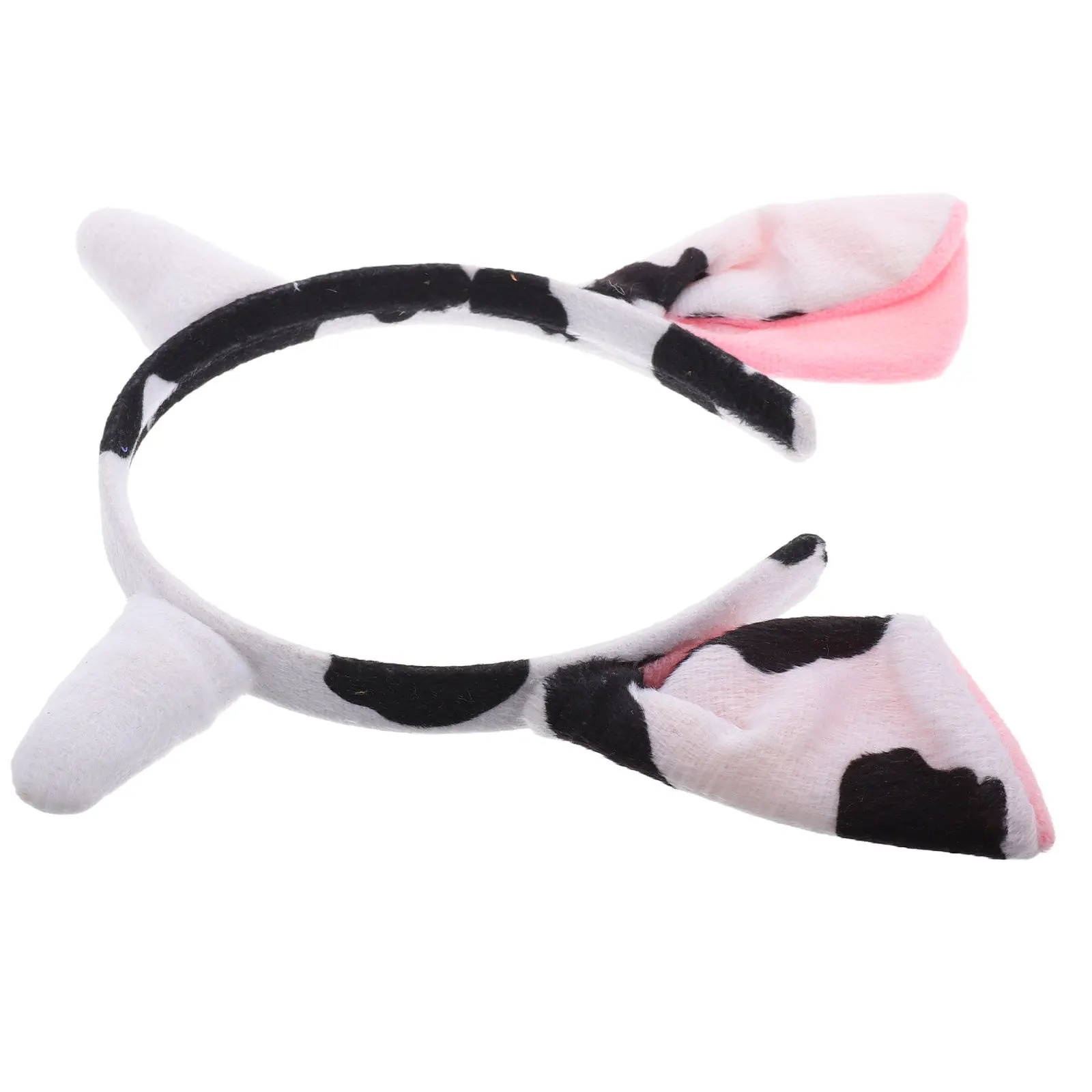 Cute Cow Horn Headband Soft Comfortable Animal Ears Hairband Party Cosplay Costume Cosplay Headbands