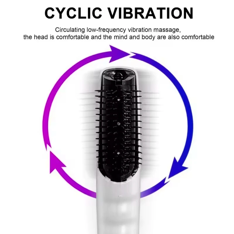 

Electric Laser Treatment Comb Stop Hair Loss Infrared Regeneration Therapy Comb Hair Care Laser Vibration Massage Brush Styling