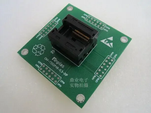 TSSOP48 TSSOP48/DIP OTS-48-0.5-02 Burn-in Socket gold plating IC testing seat Test Socket test bench