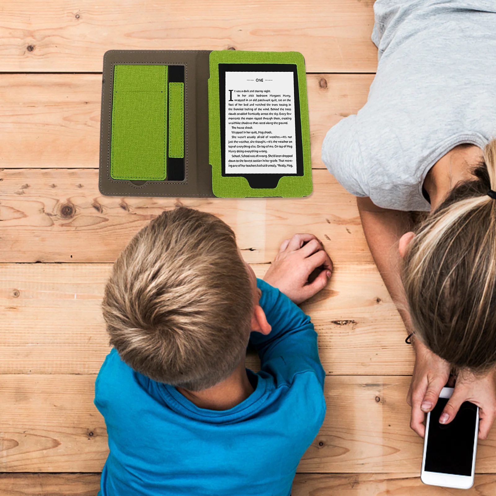 

Protective Cover Compatible with Paperwhite 1 2 3 4 Ultra-Thin Hand Strap Kickstand Case Auto Sleep Wake Function