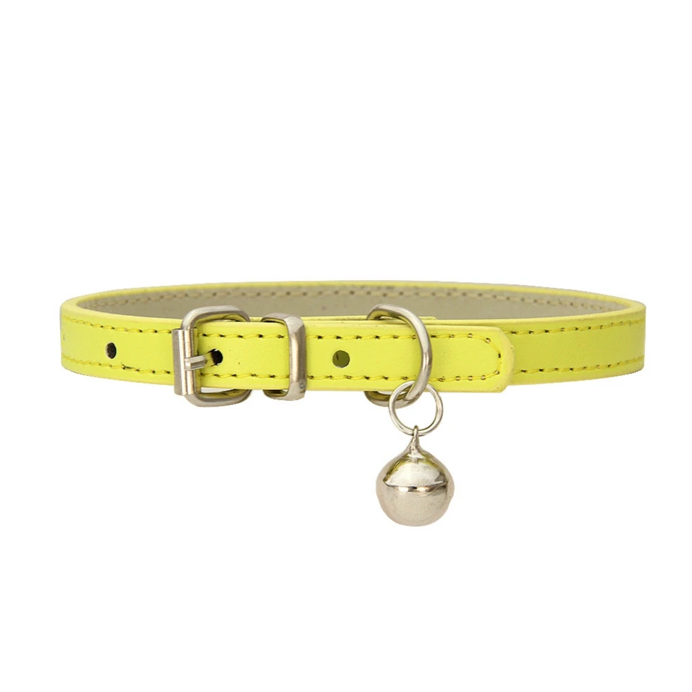 Cat Collar With Bell Safety Cat Collars Puppy Dog Collar For Cats Small Dogs Kittens Solid Pet Collar Chihuahua Products