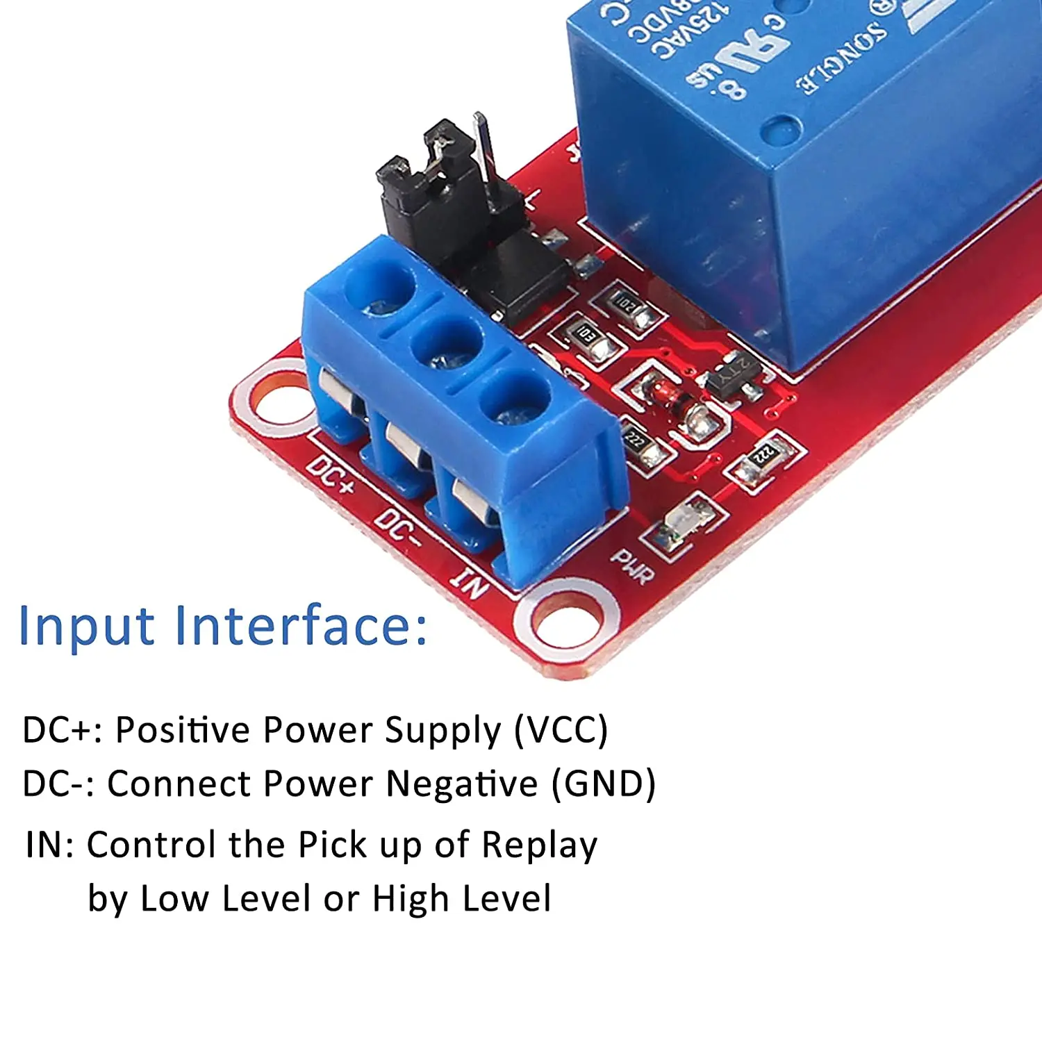 DC 5V 12V One Channel Relay Module Relay Switch With Optocoupler Isolation Support High Low Level Trigger