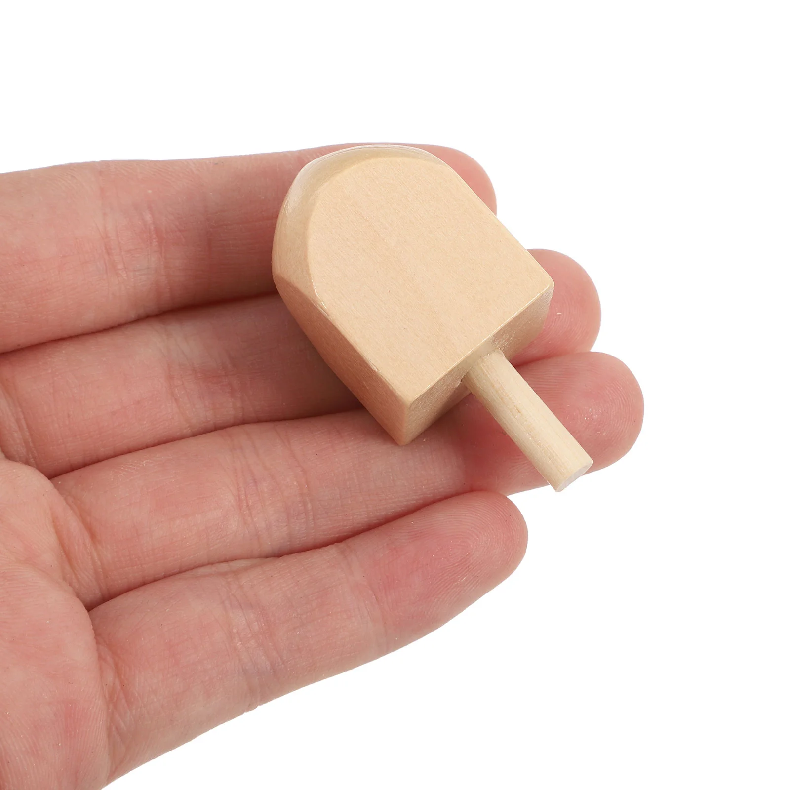 10 Pcs Hanukkah Dreidel Toy Toys Games Party Favors Craft Pendant Wood Dreidels Lotus Tree Kids Gyroscope Child Wooden