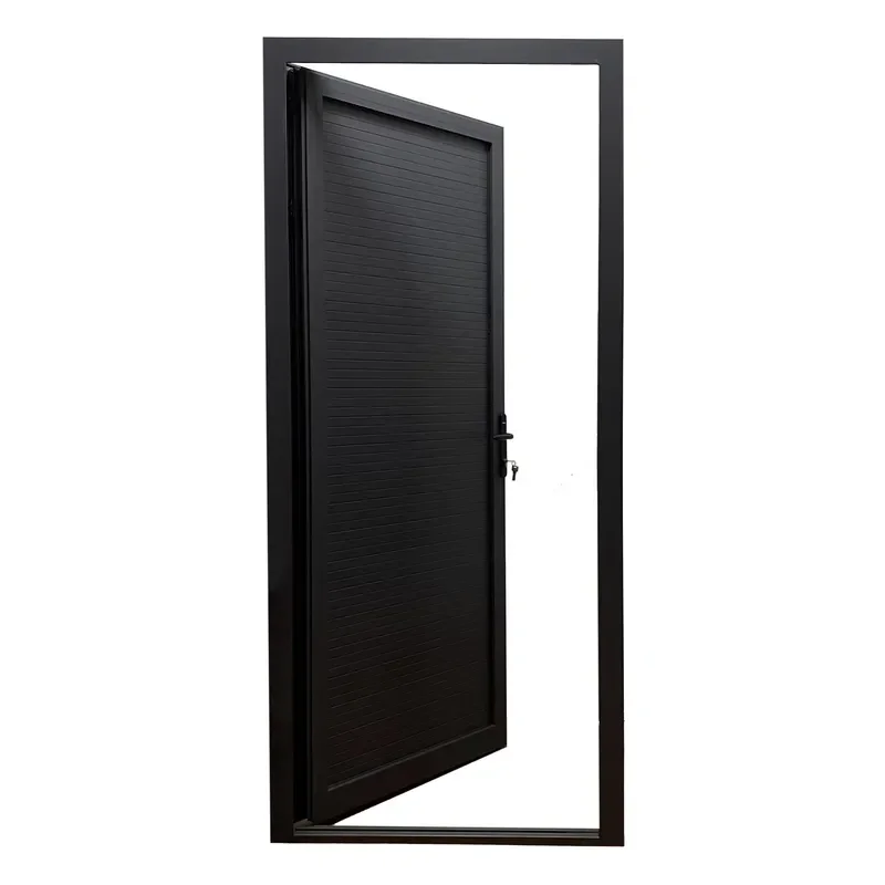 Aluminium External Doors/aluminum Double Glass Swing Open Style Casement Door in Double Panel