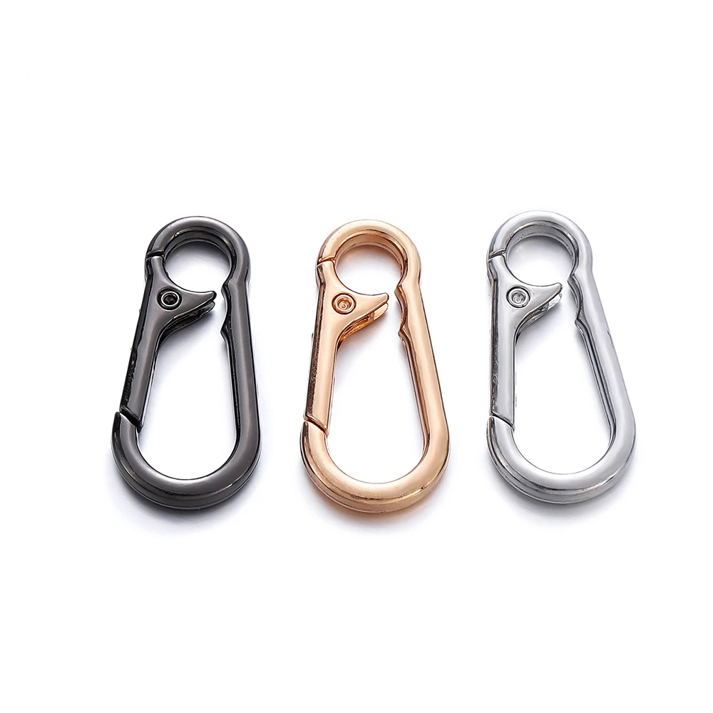 1pc/lot Gourd Buckle Keychains Climbing Hook Metal Car Strong Carabiner Shape Keychain Accessories Metal Key Chain Ring