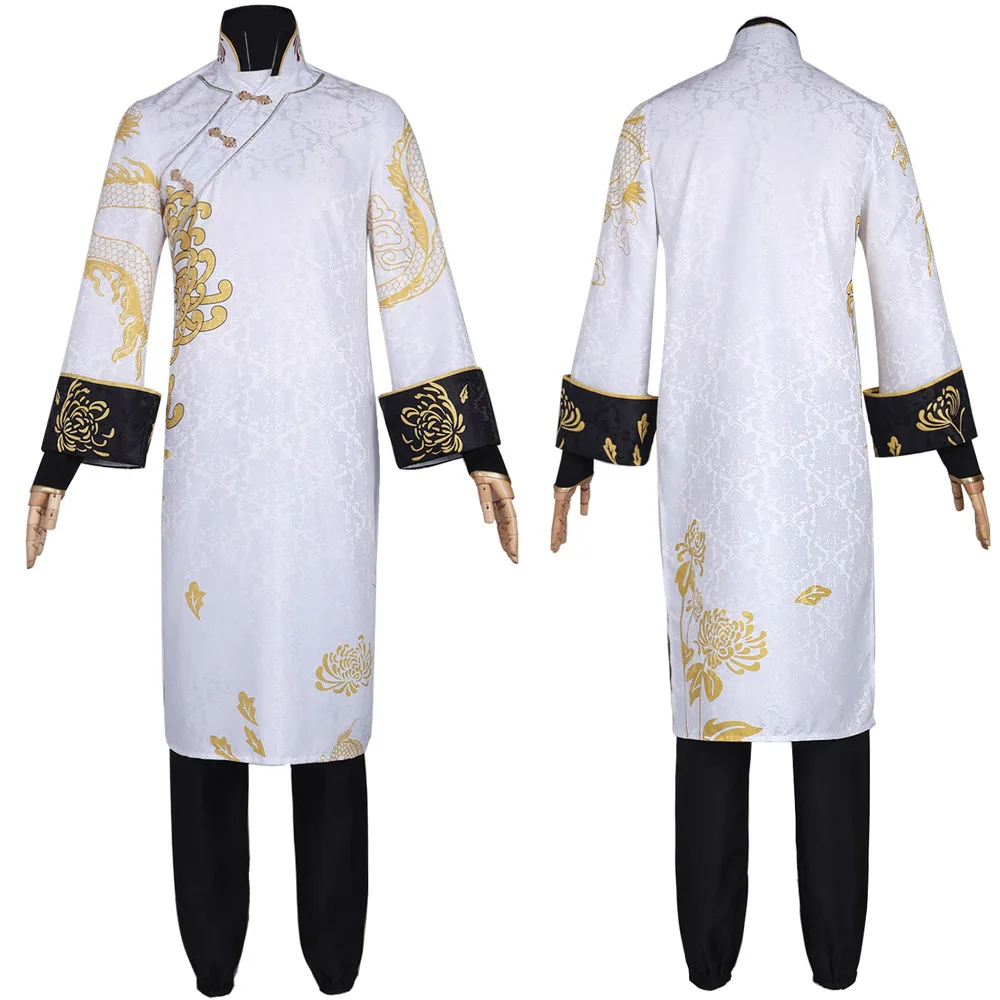 

Halloween Identity V Soul of Umbrella Cos Costume Interpretation Star Residual Flower Tears Black and White Fickle Xie Cosplay C