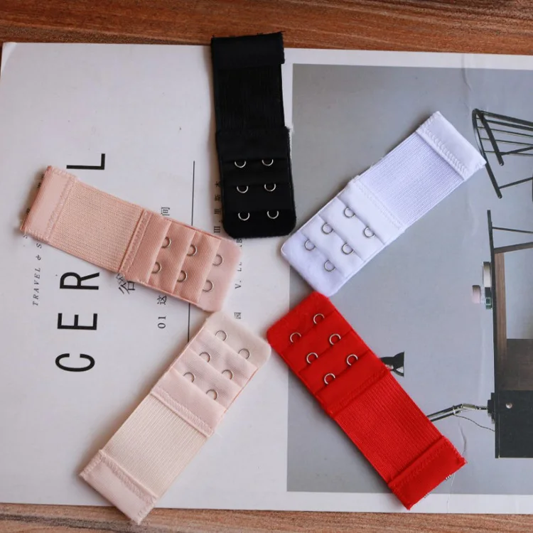 Удлинитель бюстгальтера с двумя пуговицами, три ряда