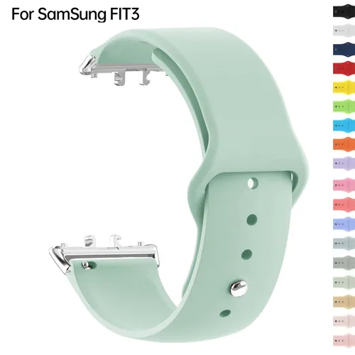 Correa de silicona para Samsung Galaxy Fit 3, pulsera deportiva, correas para Galaxy Fit3, accesorios, correa de repuesto, correa de reloj