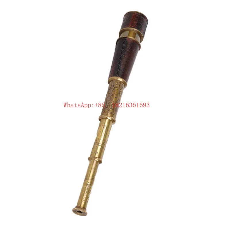 Limited Offer European Retro Monocular High-end Decorative Telescope Ornament