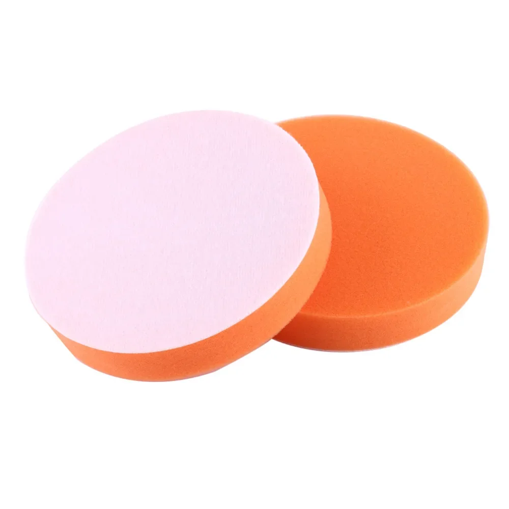 5 stks 5 inch 125mm Auto Buffing Polijsten Pads Platte Schuim Spons Waxen Pad Kit Tool Voor Auto polijstmachine Buffer Auto Care Buffing Pads