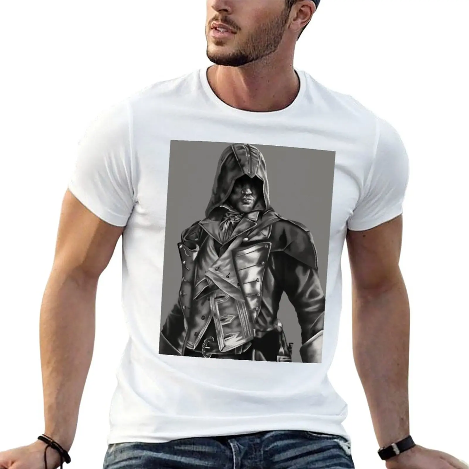 Camiseta Arno, camiseta gráfica para hombre, camisetas de verano para hombre, camiseta suave de algodón