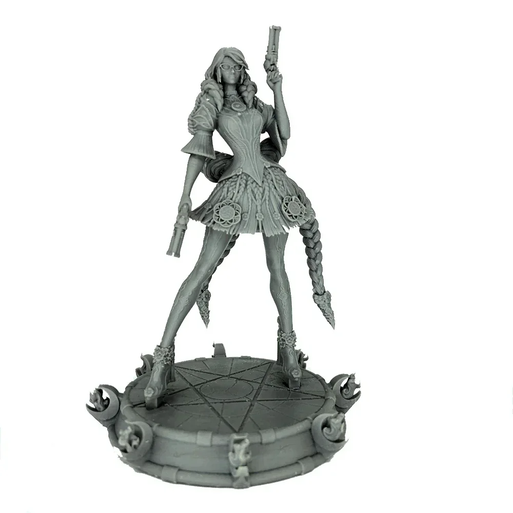Bayonetta 1/24 Scale Resin Model Kit Unpainted Anime Action Figure Collector\'s DIY Craft Kit High-Precision Gaming Miniature