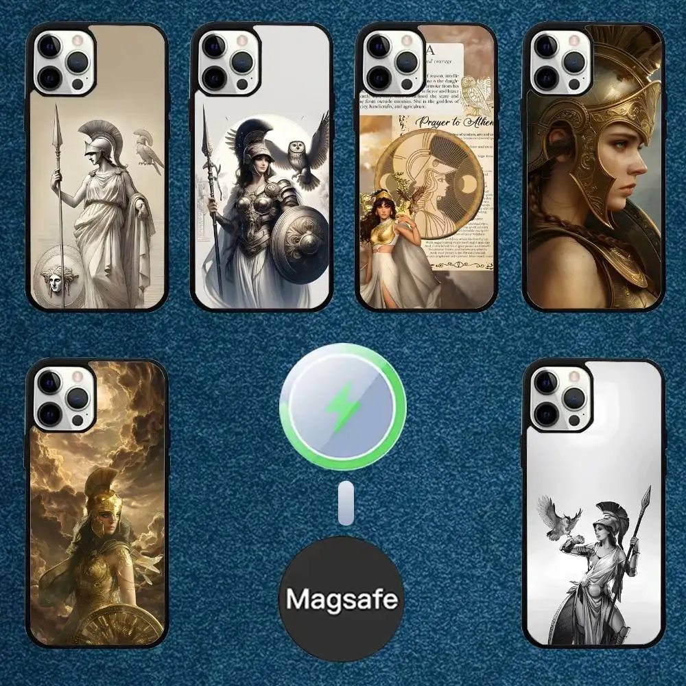 

Abstract Greek Mythology Athena Phone Case For iPhone 16,15,14,13,12,11,Plus,Pro,Max Mini Magsafe Magnetic Wireless Charging