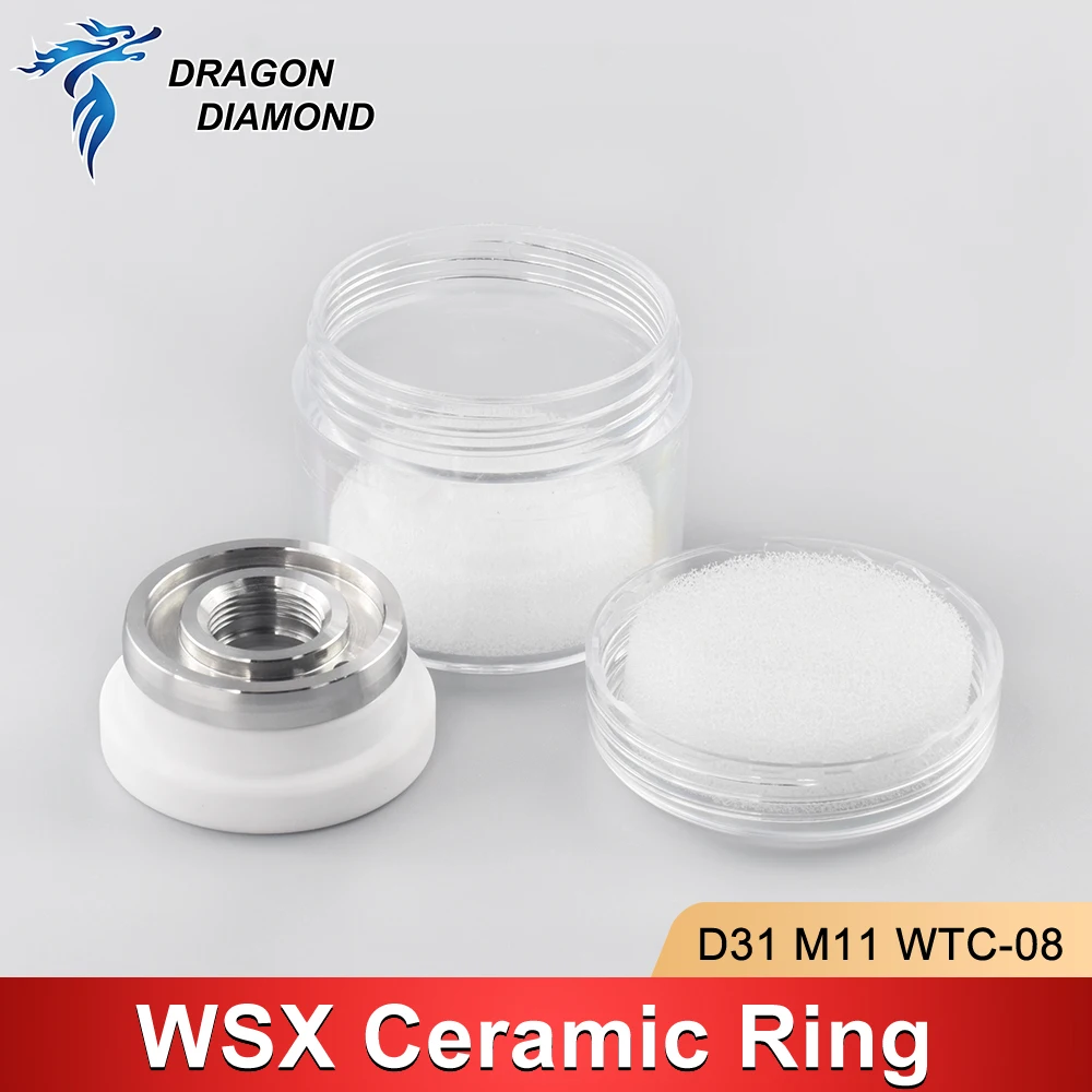 1PC Laser Ceramic Nozzle Holder D31 M11 WTC-08 For WSX Fiber Laser Cutting Head