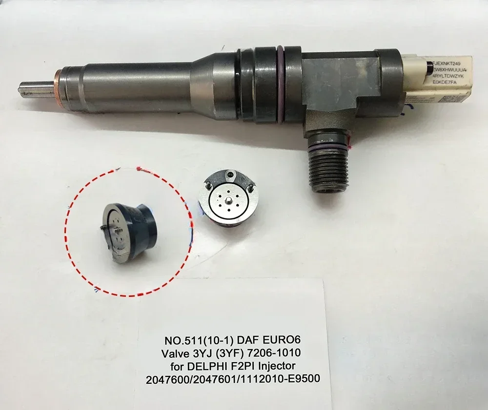 NO.511(10-1)  DAF EURO 6 Valve 3YJ  3YF 7206-1010 for  F2PI Injector 2047600 / 2047601/1112010-E9500