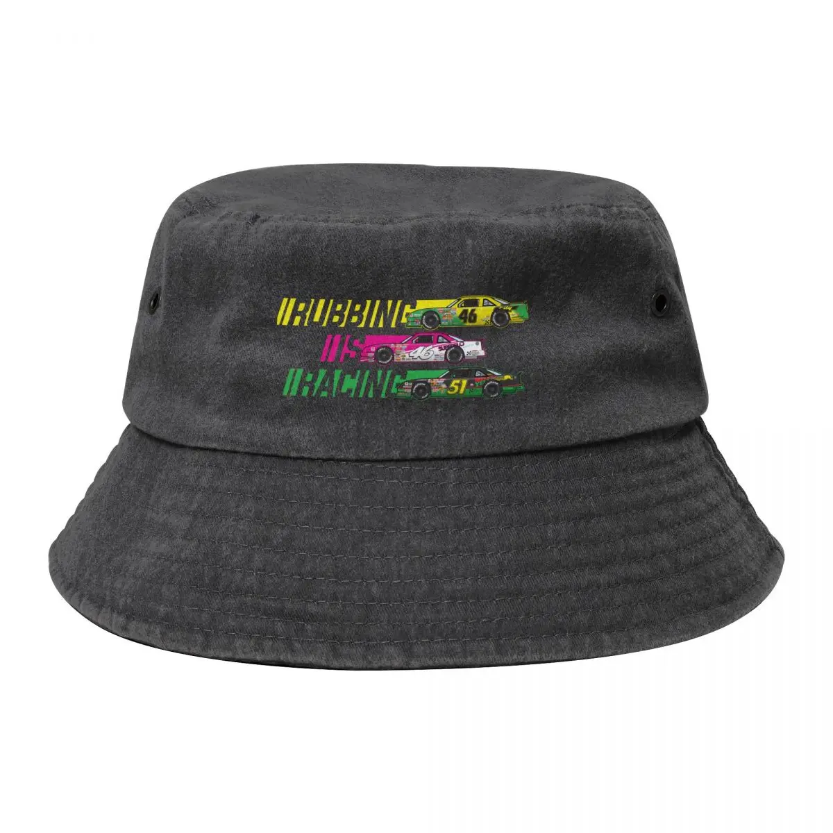 

Rubbing is Racing, Days of Thunder, Cole Trickle Bucket Hat foam party Hat Luxury Brand Streetwear Rugby Caps Male Women's