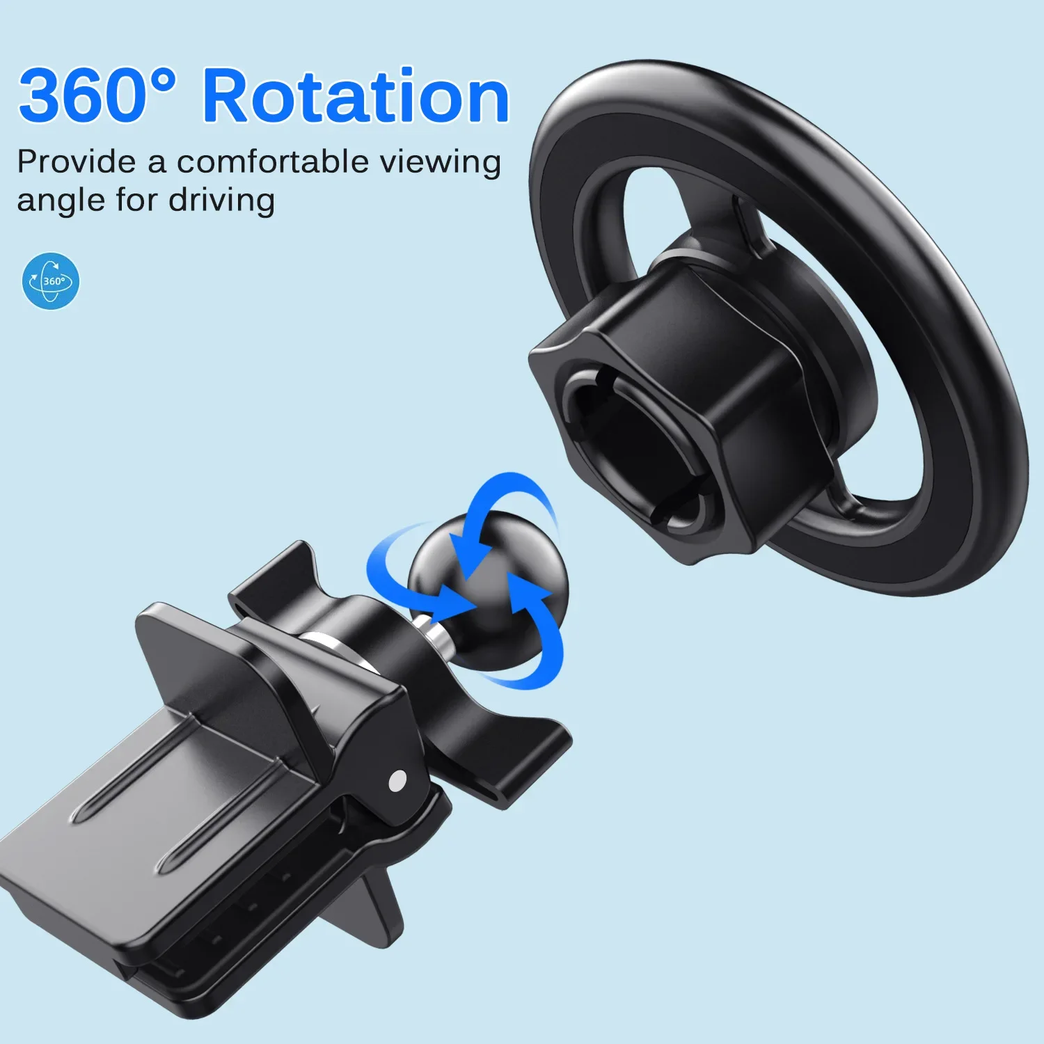 Magnetic Car Phone Holder Stand Magnet Car Mount Support GPS Mobile Bracket in Car For Macsafe iPhone 14 13 12 11 Samsung Xiaomi