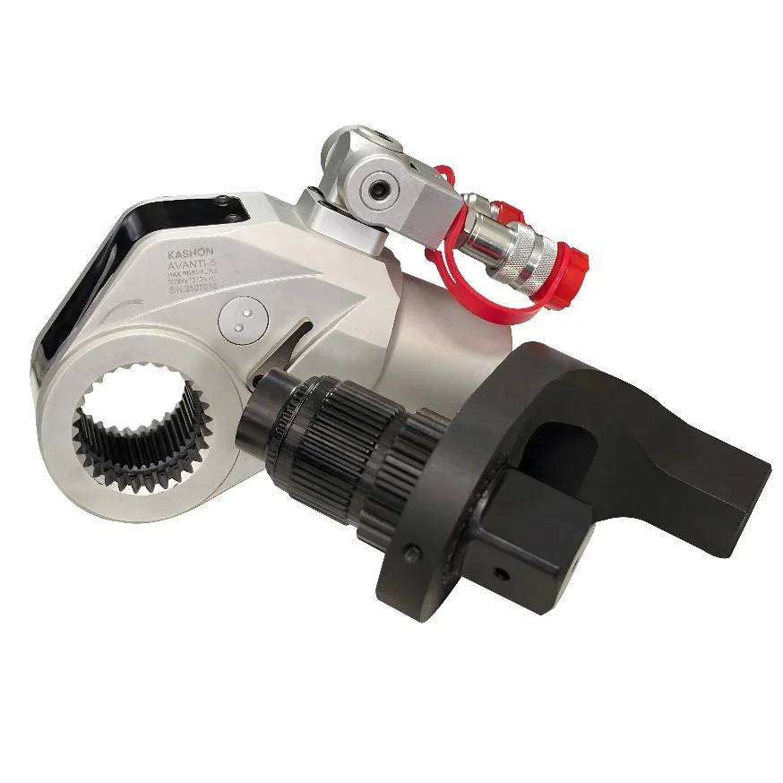 Heavy Duty High Torque Hydraulic Wrench, Titanium Alloy Driving Structure, Equipped with Front Reaction Arm