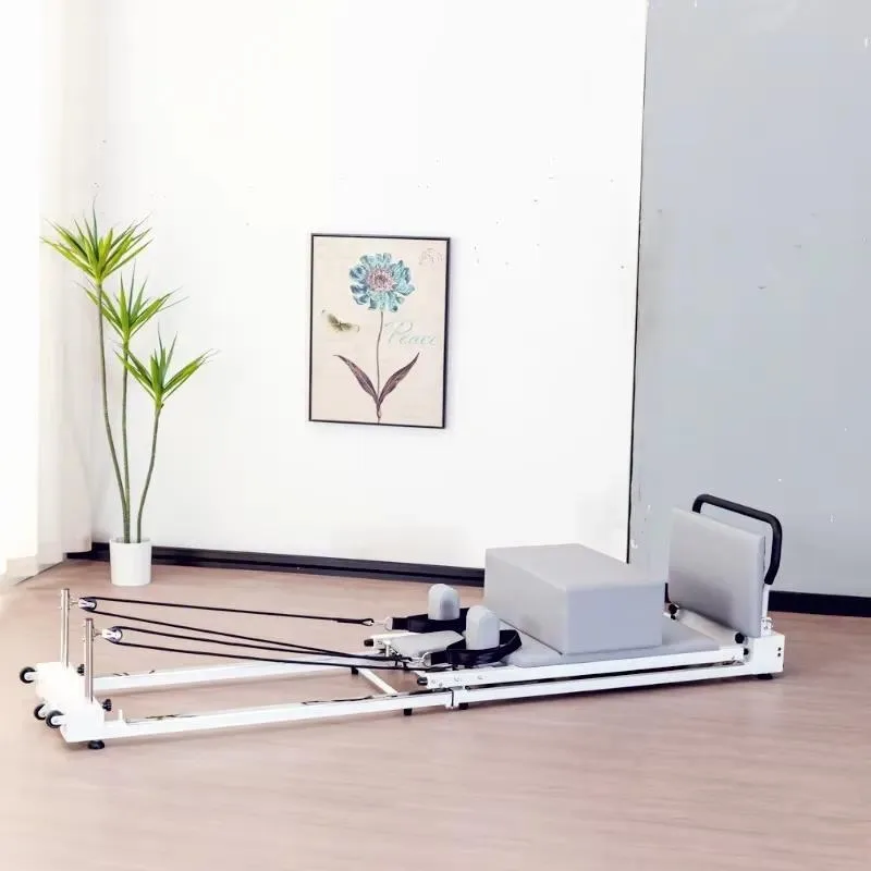 Aluminum Alloy Folding Pilates Core Bed Yoga Meditation Massage Fitness Equipment Large Household Simple Training