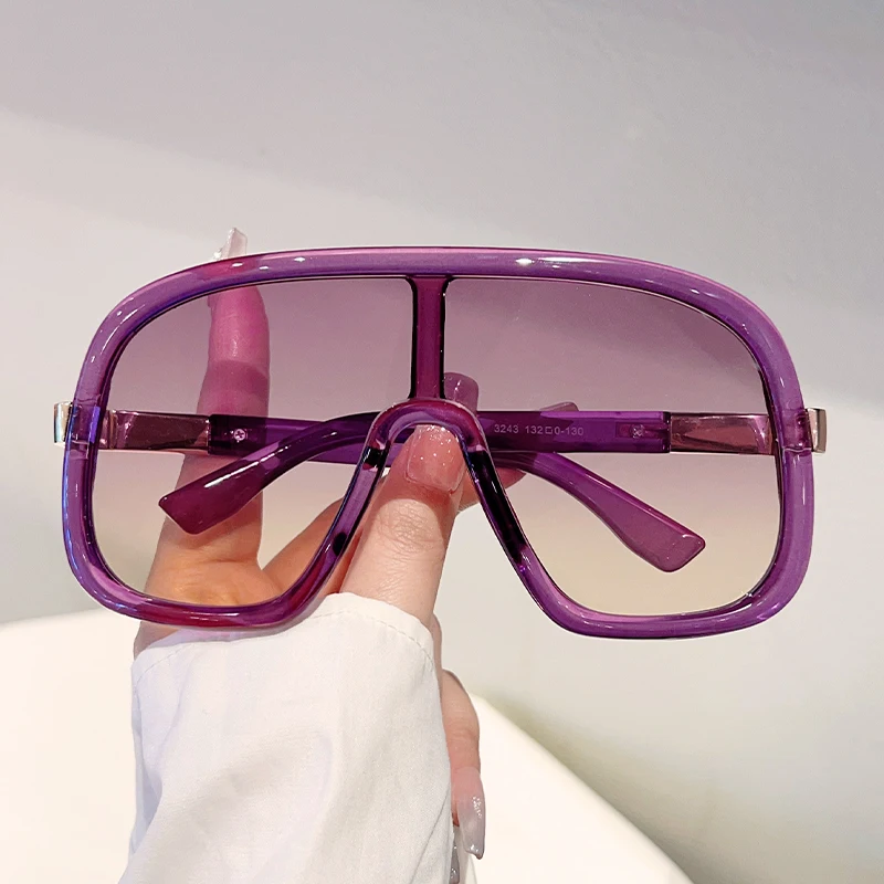 GM LUMIAS gafas de sol de gran tamaño para mujer, nuevas gafas de sol elegantes multicolores a prueba de viento, diseño de marca de lujo a la moda, gafas de sol informales para exteriores