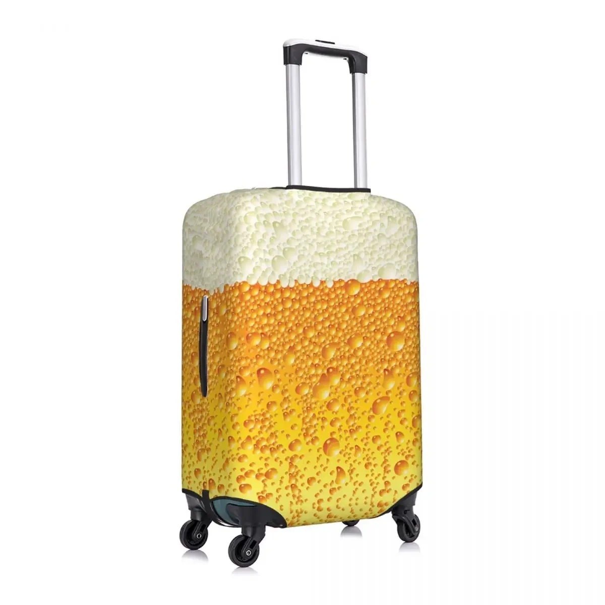 Custom Funny Beer Luggage Cover Protector Cute Drinking Lover Travel Suitcase Protective Cover for 18-32 Inch