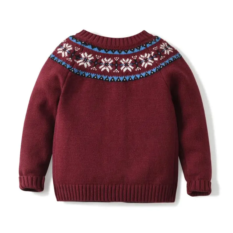 Clibeso 2024 Autumn Design Baby Boys Girls Sweater Kids Knitted Cardigan Boy Girl Knitting Outwear Children Knit Top